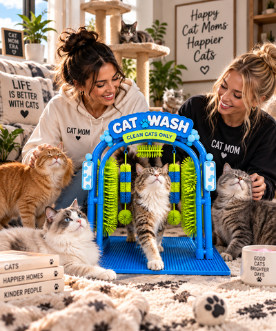 WashyCat: The Cat Wash™ Grooming Station