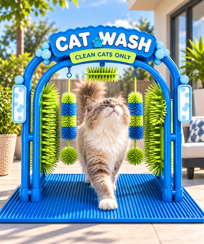 WashyCat: The Cat Wash™ Grooming Station