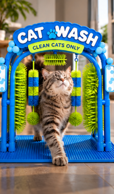 WashyCat: The Cat Wash™ Grooming Station