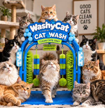 WashyCat: The Cat Wash™ Grooming Station